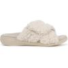 imageVionic Womens Relax Ii Slides SlipperCream White Fabric
