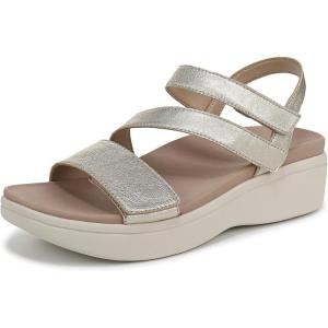 imageVionic Sophia Slingback SandalsGold Leather