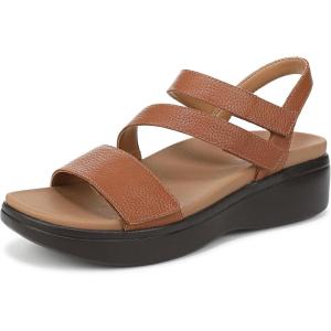 imageVionic Sophia Slingback SandalsTan Leather