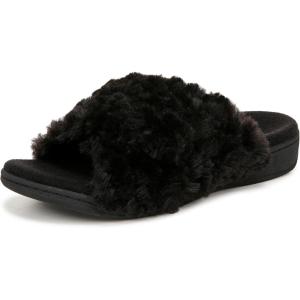 imageVionic Womens Relax Ii Slides SlipperBlack Fabric 1