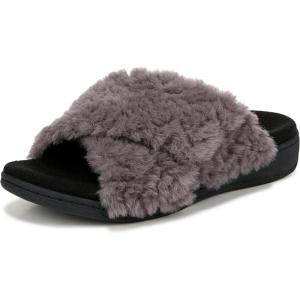 imageVionic Womens Relax Ii Slides SlipperCharcoal Grey Fabric