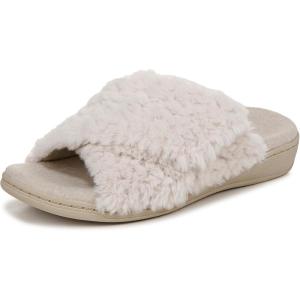imageVionic Womens Relax Ii Slides SlipperOff White Fabric