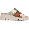 imageVionic Womens Uptown Sunset Slide SandalTanGold Leather