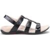 imageVionic Womens Womens Rest Amber Backstrap Sandal  Ladies Adjustable Walking Sandals with Concealed Orthotic Arch SupportBlack