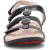 imageVionic Womens Womens Rest Amber Backstrap Sandal  Ladies Adjustable Walking Sandals with Concealed Orthotic Arch SupportBlack