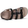 imageVionic Womens Womens Rest Amber Backstrap Sandal  Ladies Adjustable Walking Sandals with Concealed Orthotic Arch SupportBlack