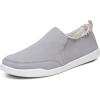 imageVionic Womens Malibu Slipons Sneakers Light Grey Canvas 9