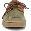 imageVionic Mens Uptown Boat SneakerOlive Multi Nubucks Leather