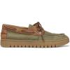imageVionic Mens Uptown Boat SneakerOlive Multi Nubucks Leather