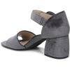 imageVionic Womens Chardonnay Heeled SandalSlate Grey Velvet