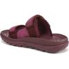 imageVionic Womens Hope Rx Slide SandalCherry Jubilee KnitSuede