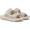 imageVionic Womens Hope Rx Slide SandalParchment Metallic KnitSuede