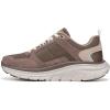 imageVionic Womens Walk Max Skyline SneakerMilk Chocolate LeatherSuede