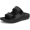 imageVionic Womens Hope Rx Slide SandalBlack KnitSuede