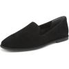 Black Suede Leather