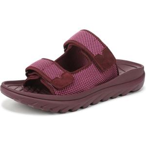 imageVionic Womens Hope Rx Slide SandalCherry Jubilee KnitSuede