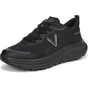 imageVionic Womens Walk Max Ii SneakerBlack Faux LeatherKnit
