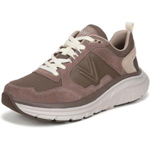 imageVionic Womens Walk Max Skyline SneakerMilk Chocolate LeatherSuede