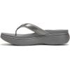 imageVionic High Tide Ii Womens Platform Orthotic SandalPewter Metallic Leather