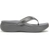 imageVionic High Tide Ii Womens Platform Orthotic SandalPewter Metallic Leather