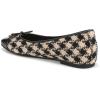 imageVionic Womens Klara Ballet FlatBlack Cream