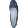 imageVionic Womens Klara Ballet FlatDark Denim Croc Suede