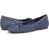imageVionic Womens Klara Ballet FlatDenim Blue Suede