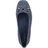 imageVionic Womens Klara Ballet FlatDenim Blue Suede