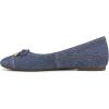 imageVionic Womens Klara Ballet FlatDenim Blue Suede