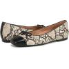 imageVionic Womens Klara Ballet FlatIvory Multi Leather