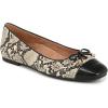 imageVionic Womens Klara Ballet FlatIvory Multi Leather