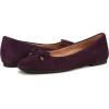 imageVionic Womens Klara Ballet FlatWinter Plum Suede