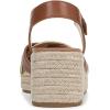 imageVionic Womens Saratoga Espadrille Wedge SandalTanGold Leather