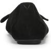 imageVionic Womens Tilly Ballet FlatBlack Leather