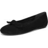 imageVionic Womens Tilly Ballet FlatBlack Leather