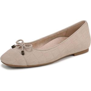 imageVionic Womens Klara Ballet FlatLucid Beige Croc Sde