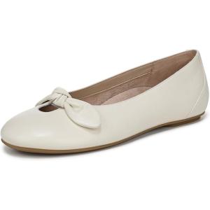 imageVionic Womens Tilly Ballet FlatIvory Leather