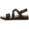 imageVionic Womens Cypress Strappy SandalsBlack Leather