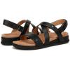 imageVionic Womens Cypress Strappy SandalsBlack Leather