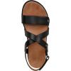 imageVionic Womens Cypress Strappy SandalsBlack Leather