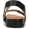 imageVionic Womens Cypress Strappy SandalsBlack Leather