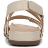 imageVionic Womens Cypress Strappy SandalsParchment Beige Leather