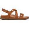 imageVionic Womens Cypress Strappy SandalsTan Brown Leather