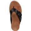 imageVionic Womens Uptown Marin FlipFlopBlack Leather