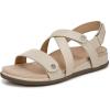 imageVionic Womens Cypress Strappy SandalsParchment Beige Leather