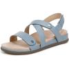 Vintage Blue Haze Leather