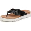 imageVionic Womens Uptown Marin FlipFlopBlack Leather