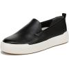 imageVionic Womens Carson SneakerBlack Leather