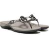 imageVionic Womens Rest Karina Backstrap Sandal Supportive Ladies Slip on Sandals That Include ThreeZone Comfort with Orthotic Insole Arch Support Medium and Wide FitPewter