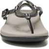 imageVionic Womens Rest Karina Backstrap Sandal Supportive Ladies Slip on Sandals That Include ThreeZone Comfort with Orthotic Insole Arch Support Medium and Wide FitPewter